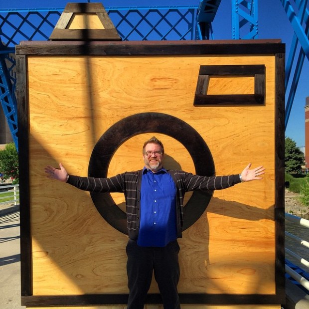 Artprize 2014 in Grand Rapids. This was a BIG camera. 