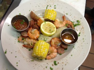 Shrimp Boil from The Jazz Kitchen The Jazz Kitchen in Broad Ripple has amazing food